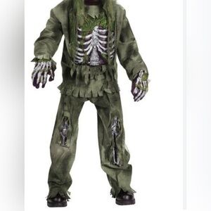 Children’s Halloween Costume - Medium - Swamp Skeleton Zombie